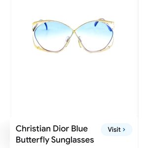 CHRISTIAN DIOR Butterfly Sunglasses 2056